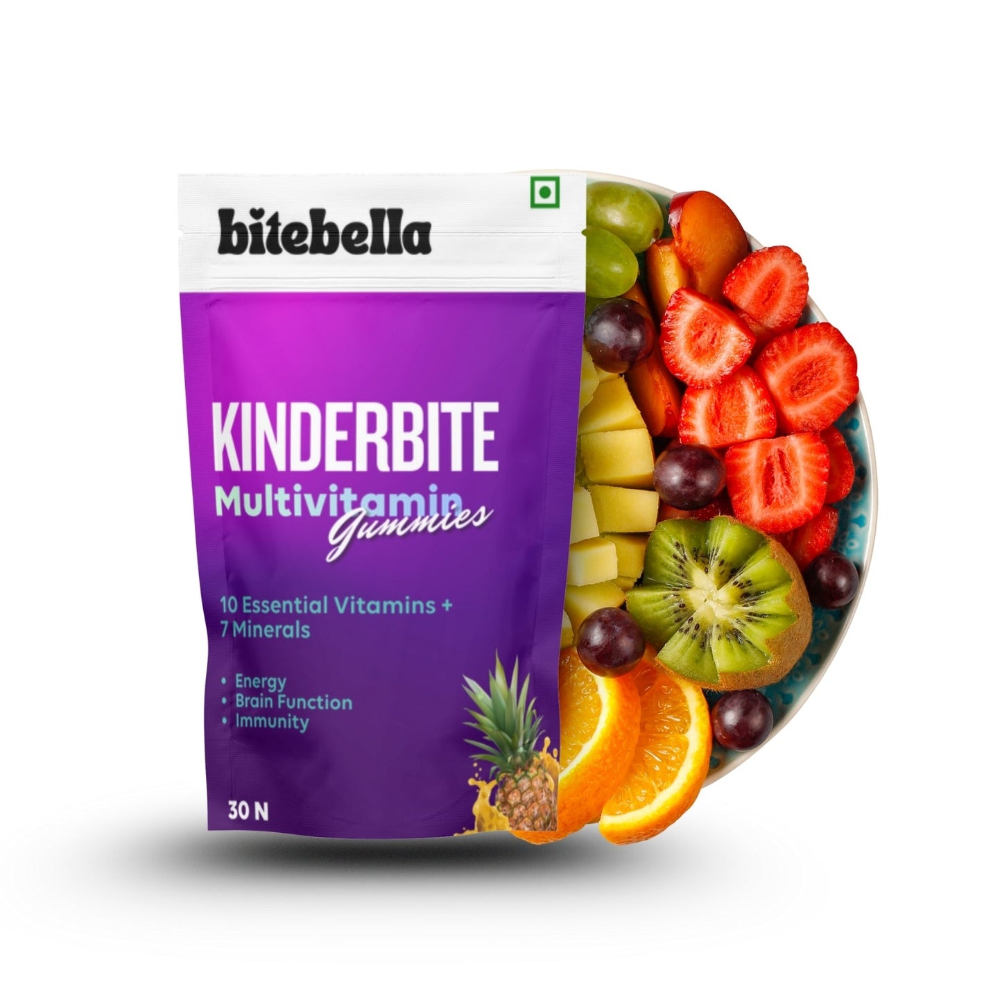BiteBella’s KinderBite (Kid’s Multivitamin Gummies)